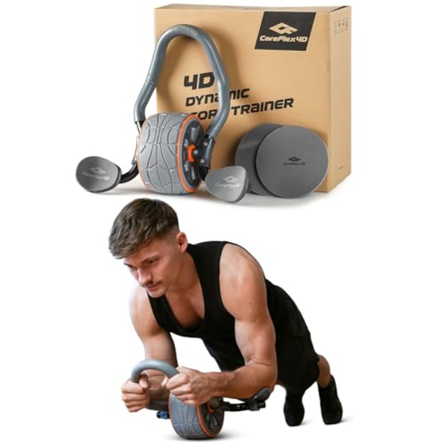 Heavy Equipment Training - CoreFlex4D Ab Roller Wheel with Elbow