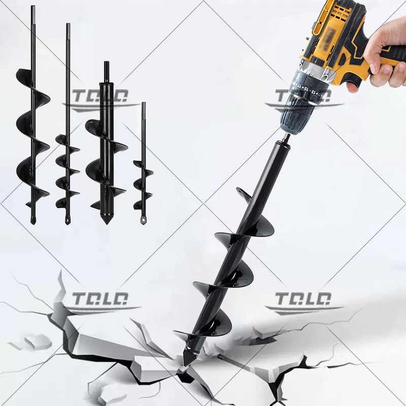 Garden Auger Spiral Drill Bit  - Auger Drill Attachment incelemesi ve fiyatı