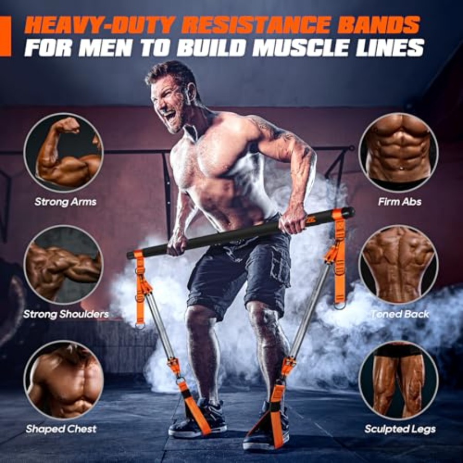 Pilates Bar Kit with Resistanc - Heavy Equipment Training incelemesi ve fiyatı