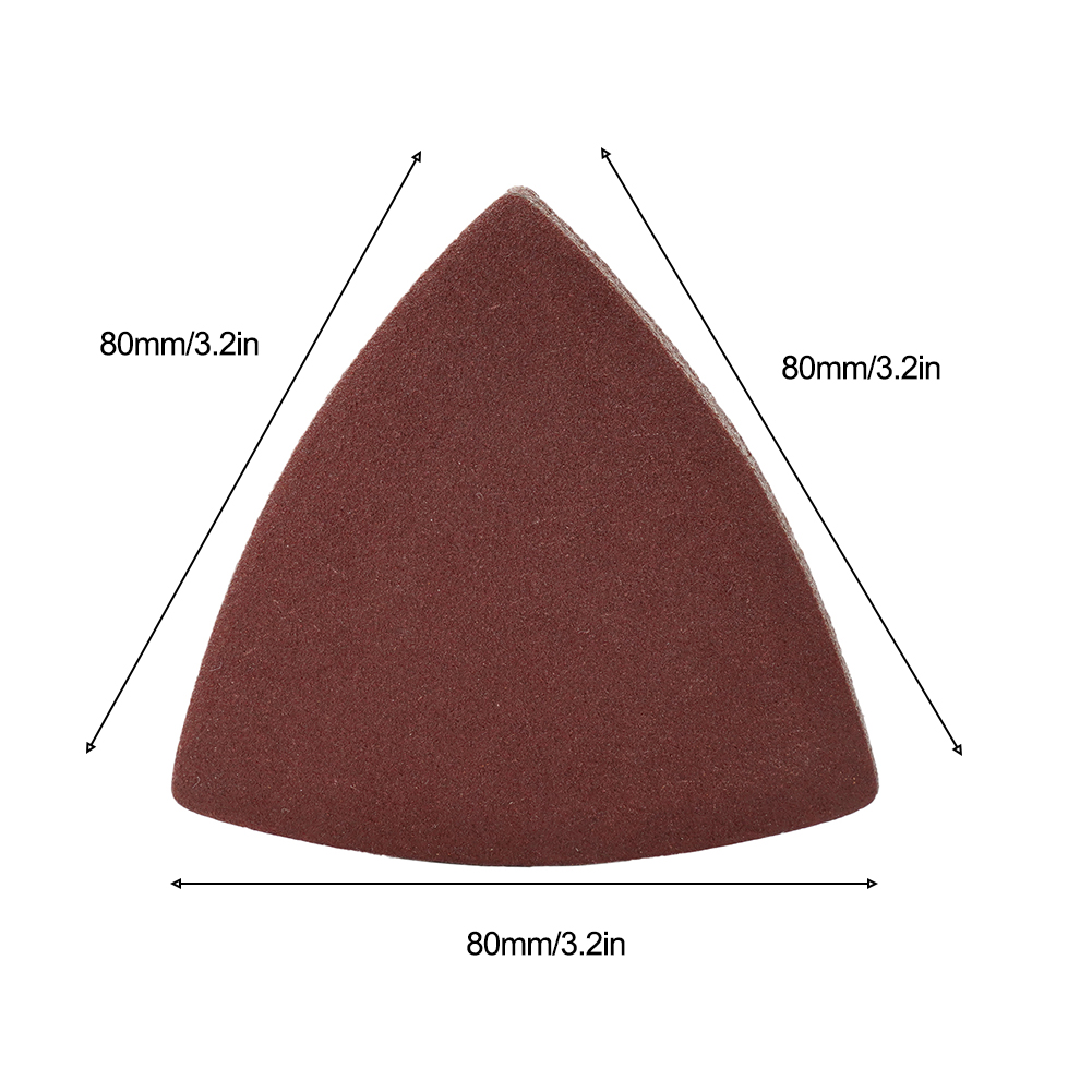 40pc Triangle Sandpaper 60/120 - Heavy Equipment And Machinery incelemesi ve fiyatı