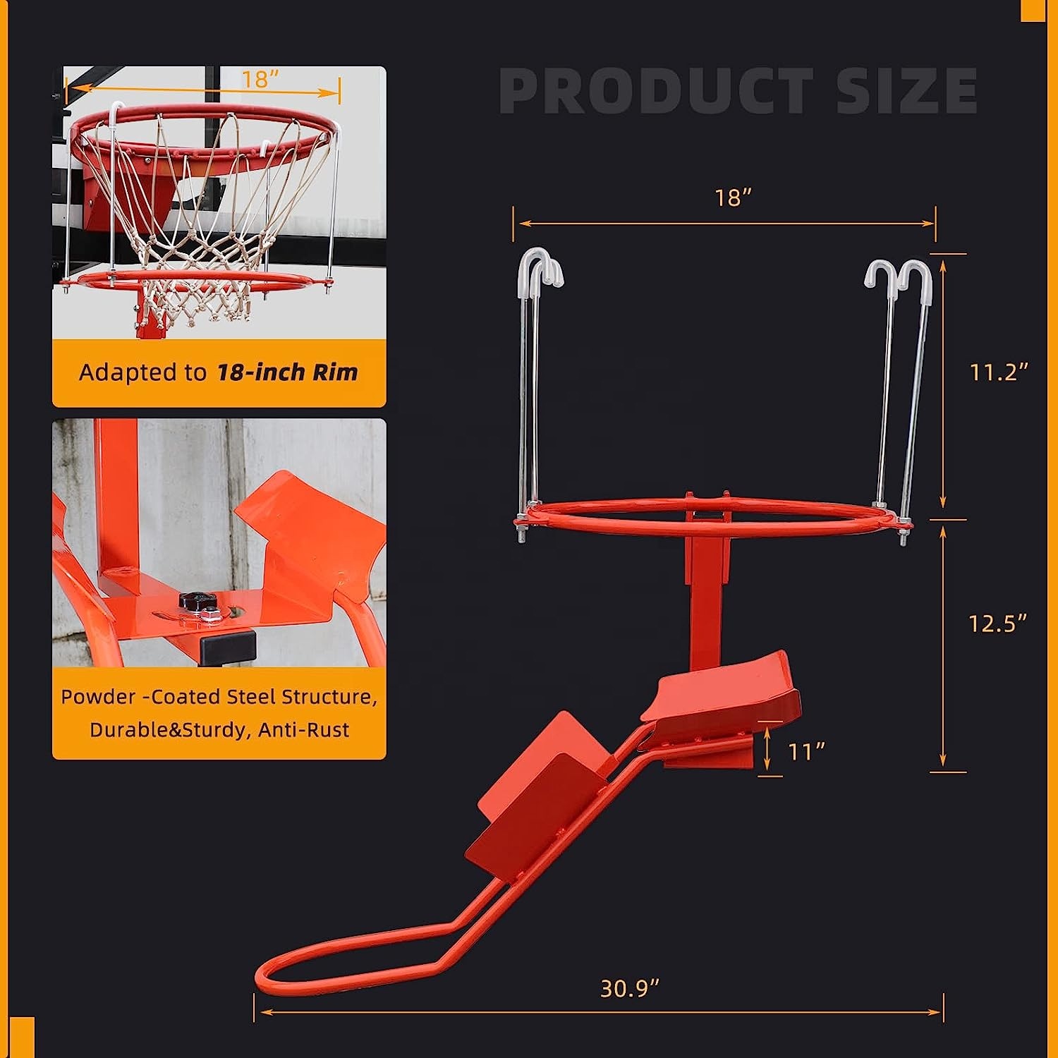 Heavy-Duty Steel Basketball Re - Heavy Equipment Training incelemesi ve fiyatı