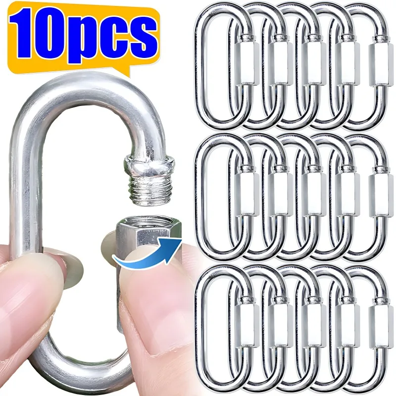 10/5pcs Quick Link Ring Stainl - Heavy Equipment Keychain incelemesi ve fiyatı