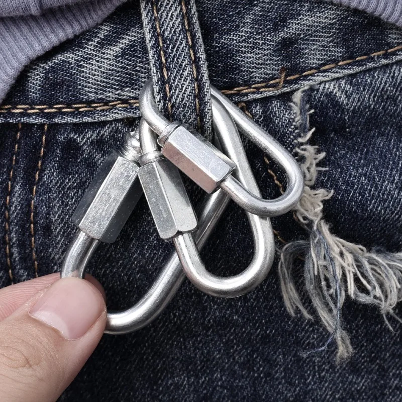 10/5pcs Quick Link Ring Stainl - Heavy Equipment Keychain incelemesi ve fiyatı