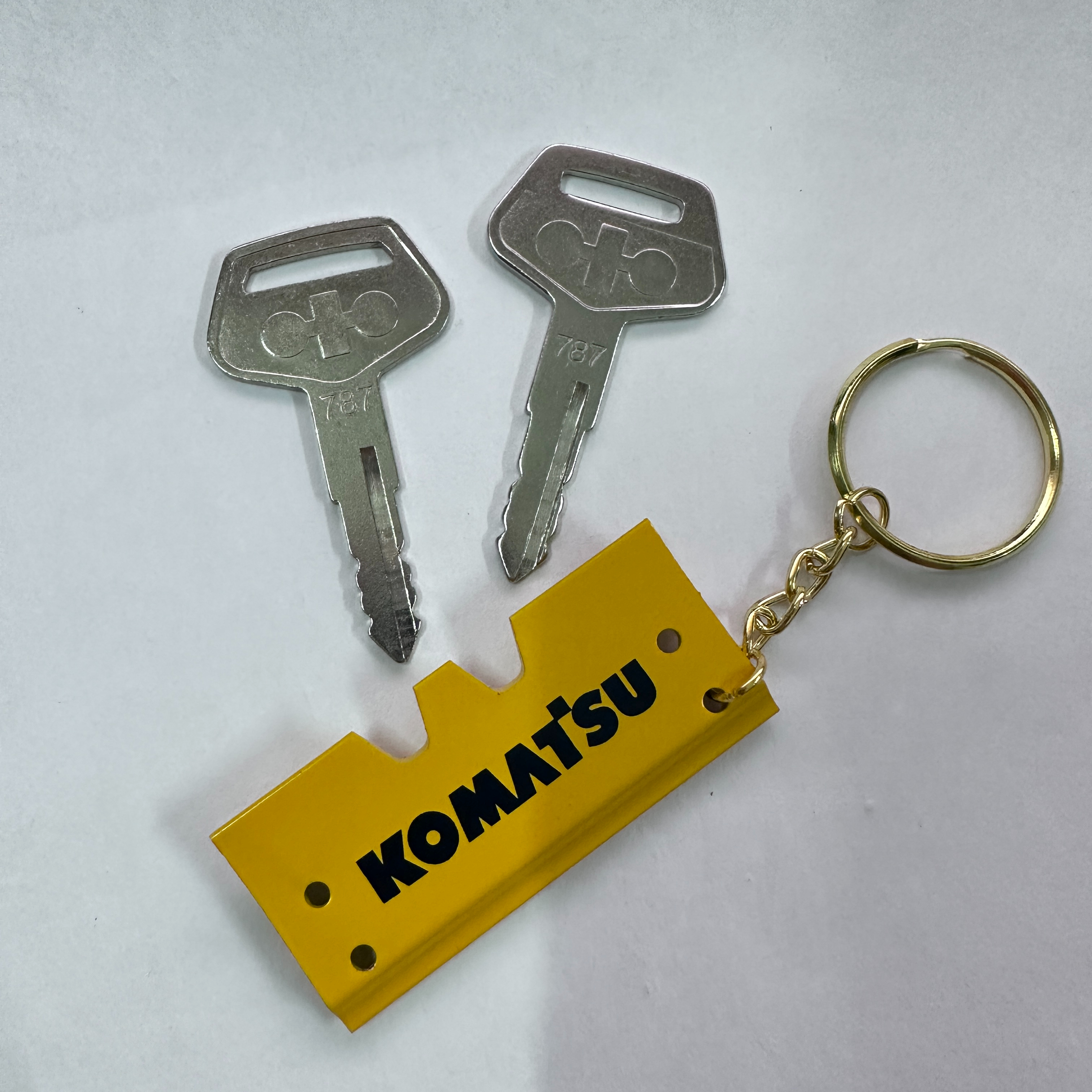 F0001 For komatsu Keychain PC- - Heavy Equipment Keychain incelemesi ve fiyatı