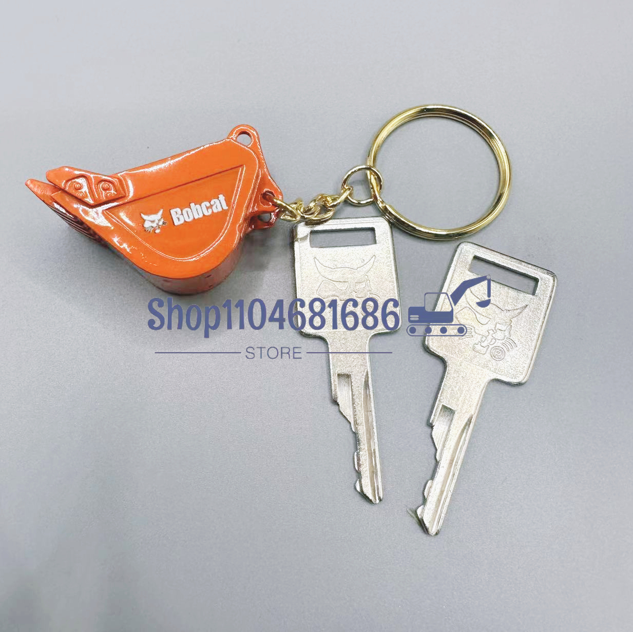 2pcs D250 Ignition Keys 669324 - Heavy Equipment Keychain incelemesi ve fiyatı