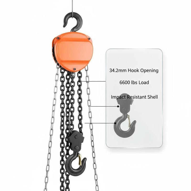 Chain hoist with 3-ton lifting - Heavy Equipment Lift incelemesi ve fiyatı