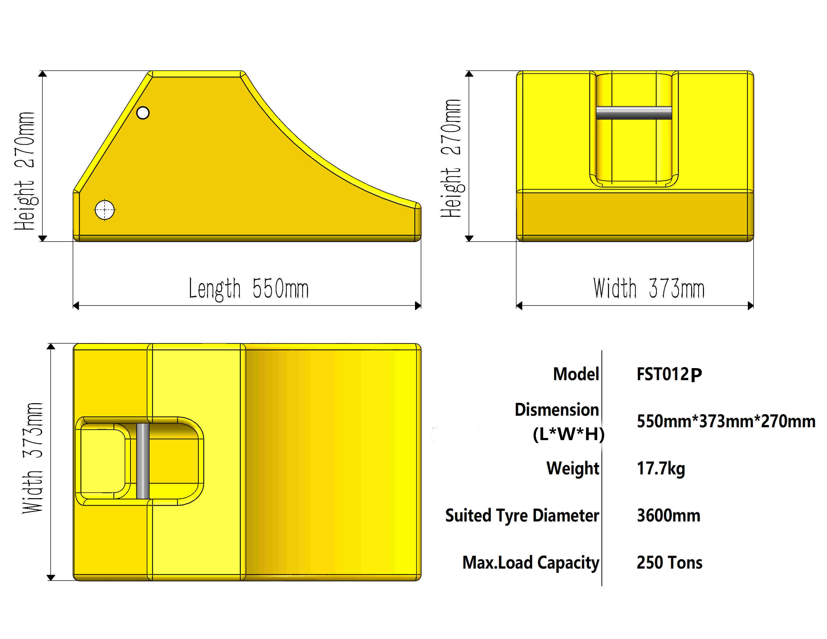 Heavy  250tons Urethane Wheel  - Wheel Chocks Heavy Equipment incelemesi ve fiyatı