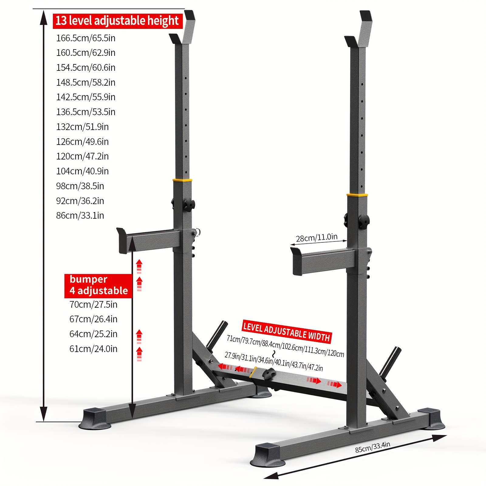1 Squat Stand With Barbell Wei - Heavy Equipment Training incelemesi ve fiyatı