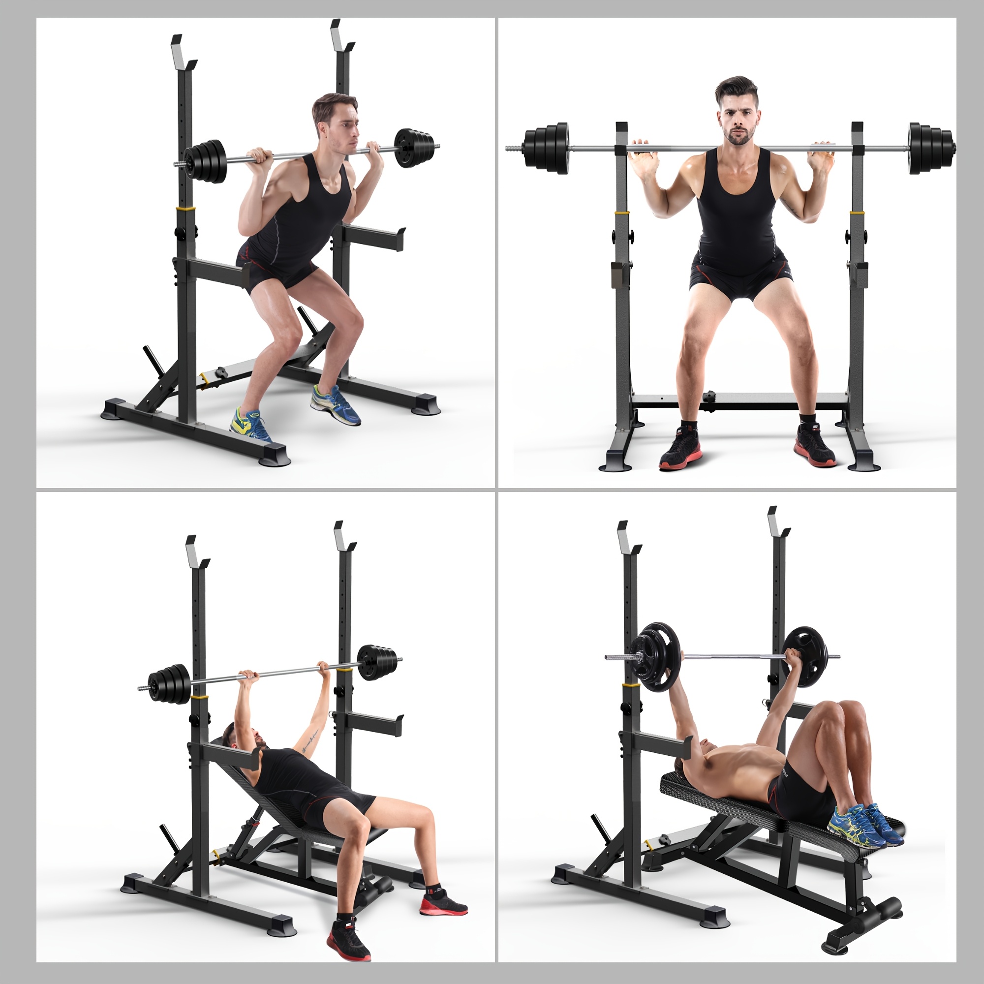 1 Squat Stand With Barbell Wei - Heavy Equipment Training incelemesi ve fiyatı