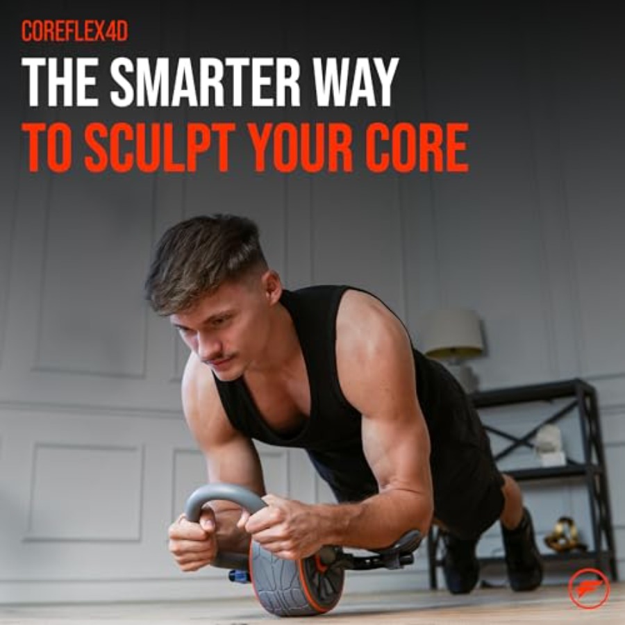 CoreFlex4D Ab Roller Wheel wit - Heavy Equipment Training incelemesi ve fiyatı