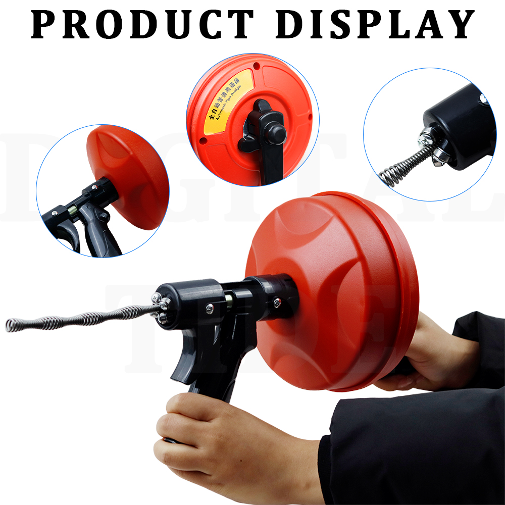Drain Auger Manual-feeding Plu - Auger Drill Attachment incelemesi ve fiyatı