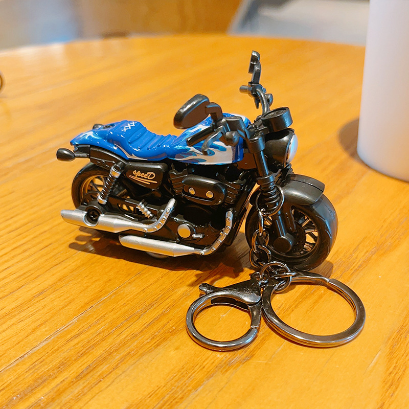 Cartoon Mini Harley Motorcycle - Heavy Equipment Keychain incelemesi ve fiyatı