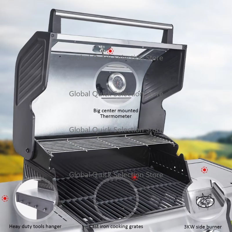 Heavy-duty Smokeless Gas BBQ G - Heavy Equipment Business incelemesi ve fiyatı
