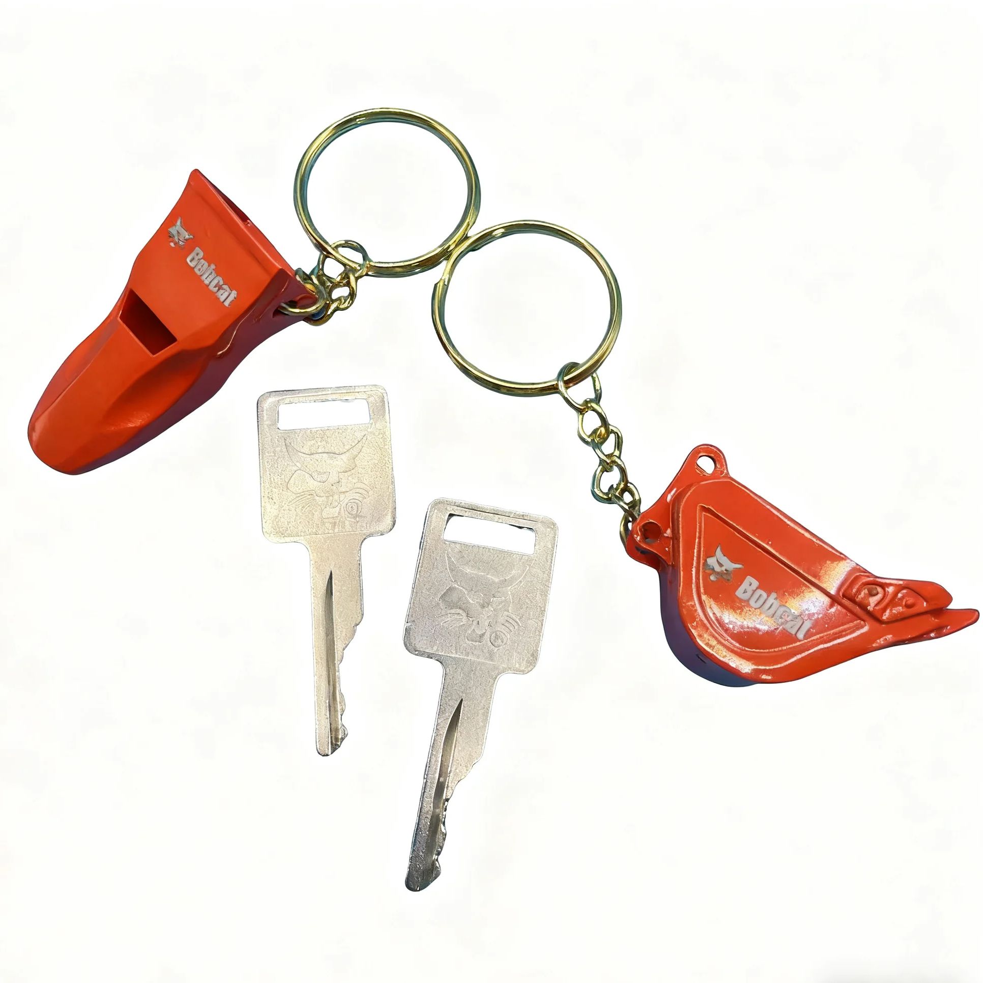 2pcs D250 Ignition Keys 669324 - Heavy Equipment Keychain incelemesi ve fiyatı